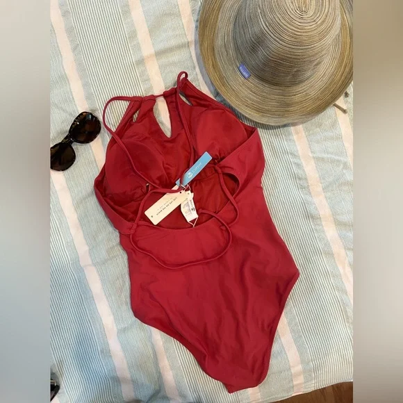 NWT Cupshe terracota swimsuit. Size M. - Picture 3 of 3